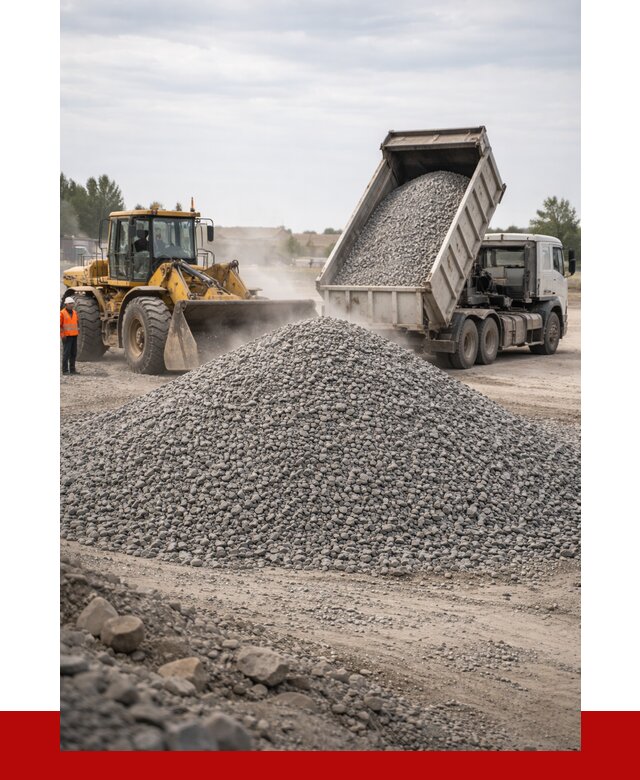 Купить щебень с доставкой в Заволжье от 2546 руб. | ПРОНЕРУДЗвл