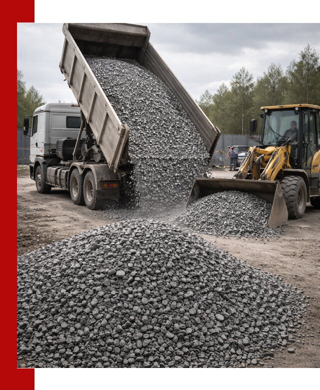 Доставка и продажа щебня гранитного в Заволжье