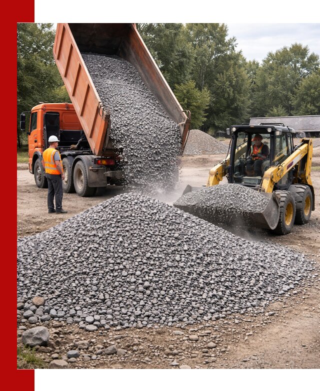 Купить гранитный щебень фракции 5–10 в Заволжье с доставкой