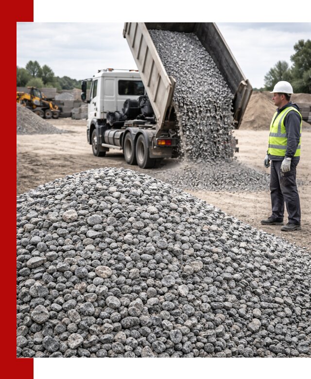 Доставка и продажа гранитного щебня фракции 5-20 в Заволжье