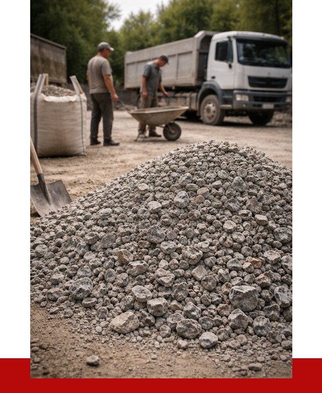 Гранитный щебень фракция 20-40 в Заволжье от 3259 руб. ПРОНЕРУДЗвл