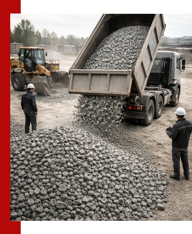 Доставка гранитного щебня фракции 20-40 в Заволжье