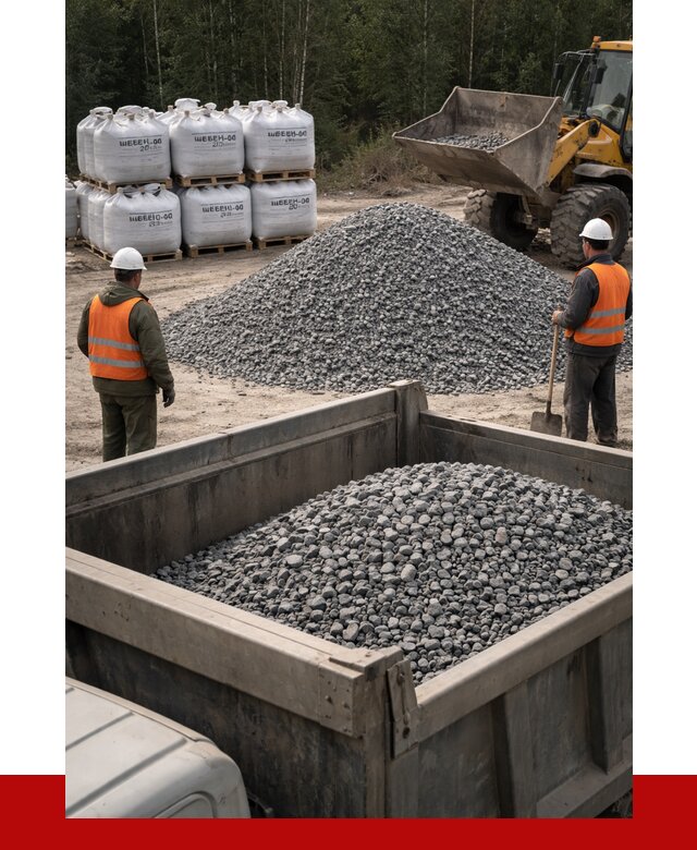 Щебень габбро диабаз 20-40 в Заволжье от 3463 руб. | ПРОНЕРУДЗвл