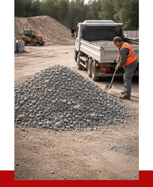 Гравийный щебень фракция 5-10 в Заволжье от 2240 р. | ПРОНЕРУДЗвл