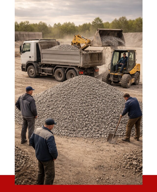 Гравийный щебень фракция 5-20 в Заволжье от 2444 р. ПРОНЕРУДЗвл