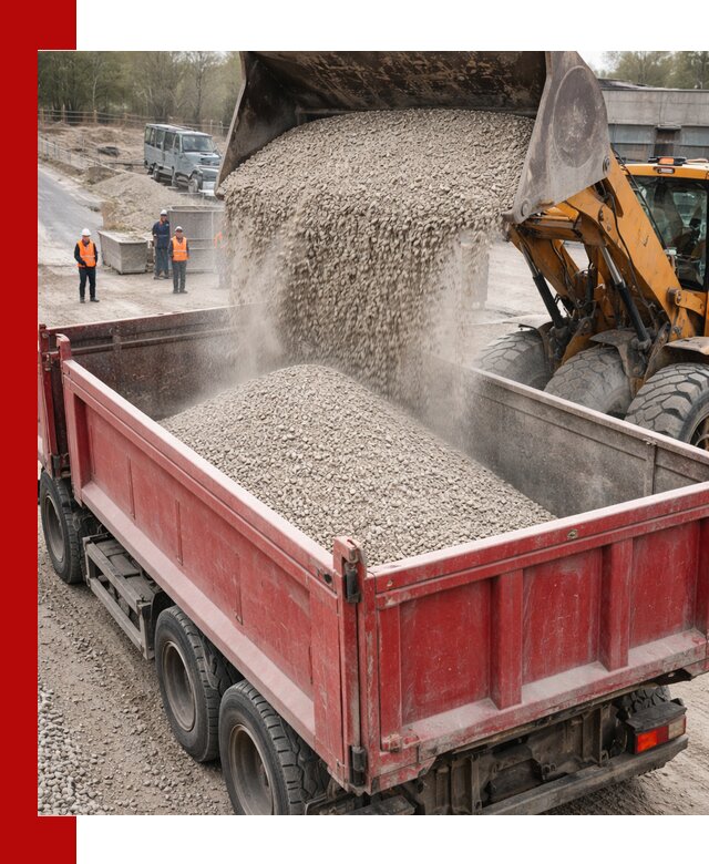 Купить известняковый щебень фракции 0-5 с доставкой в Заволжье