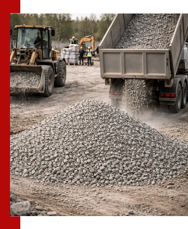 Вторичный щебень фракции 5-20 в Заволжье — доставка и продажа крупнотоннажно
