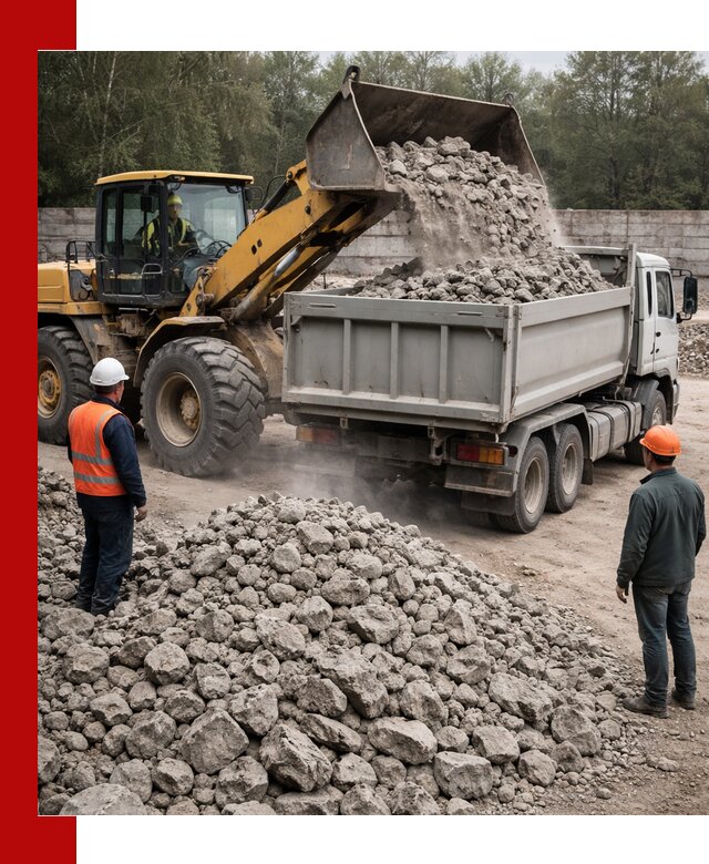 Вторичный щебень фракция 70–150 в Заволжье с доставкой