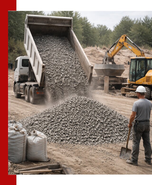 Доставка и продажа бетонного щебня в Заволжье