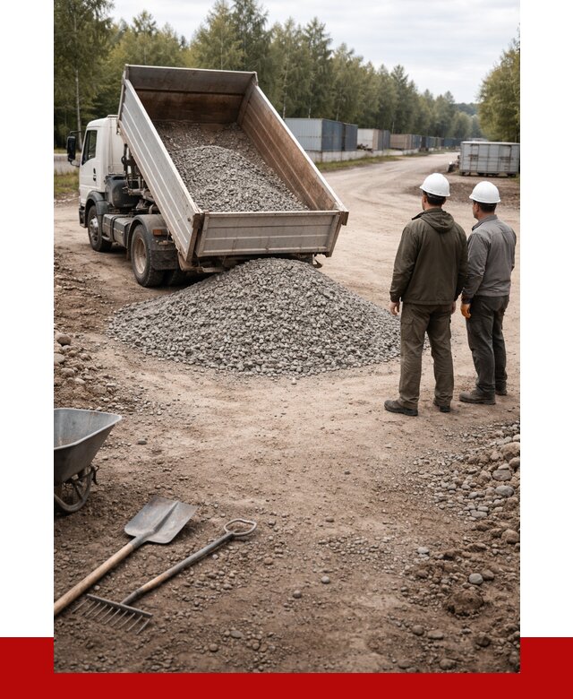 Бетонный щебень фракция 5-20 в Заволжье от 3259 р., ПРОНЕРУДЗвл