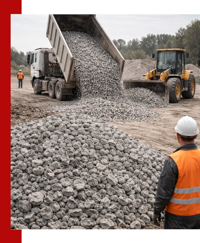 Доставка бетонного щебня фракции 20-40 в Заволжье