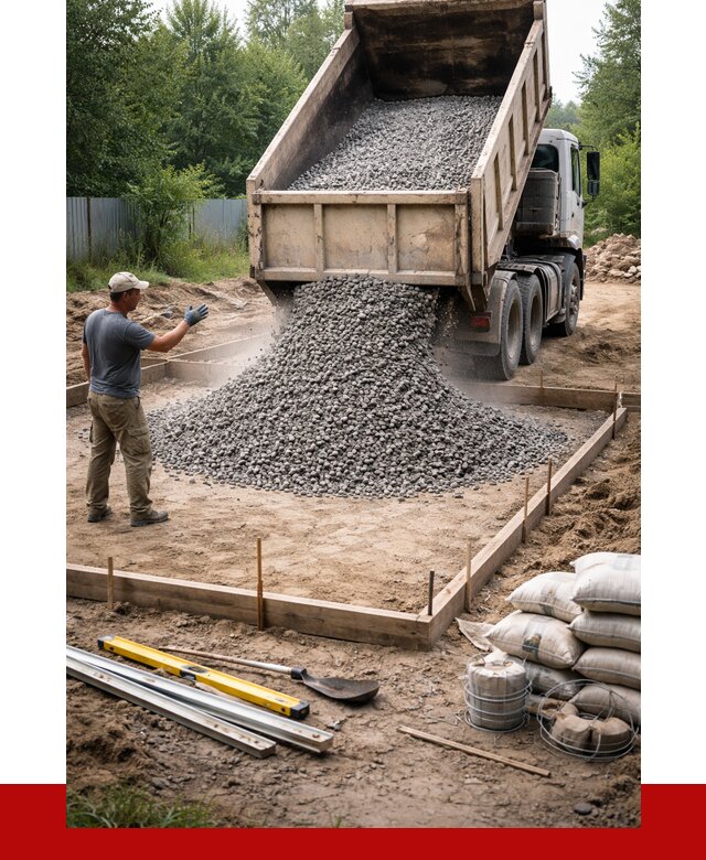 Купить щебень для фундамента в Заволжье от 4583 р. | ПРОНЕРУДЗвл