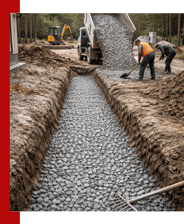 Щебень для дренажа с доставкой в Заволжье высокого качества