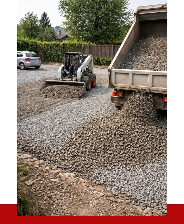 Щебень для парковки в Заволжье с доставкой от 1222 р.| ПРОНЕРУДЗвл