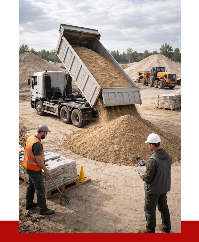 Карьерный песок с доставкой в Заволжье от 3666 р. ПРОНЕРУДЗвл
