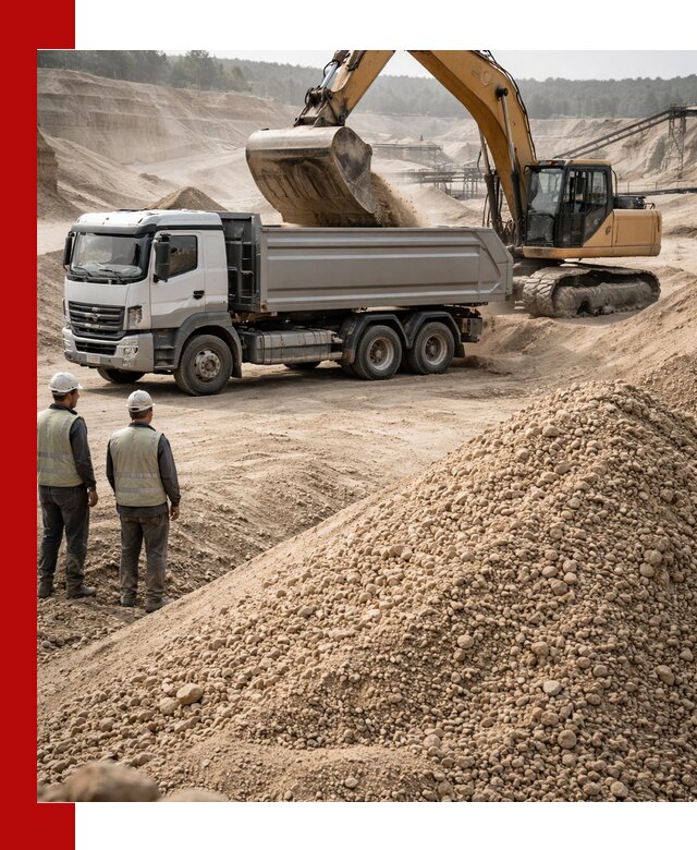 Карьерный крупнозернистый песок с доставкой в Заволжье