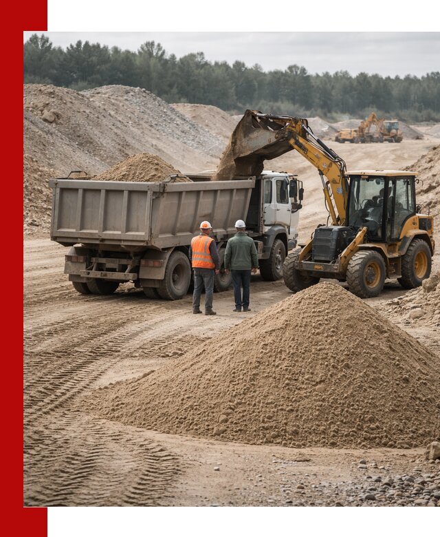 Карьерный среднезернистый песок с доставкой в Заволжье