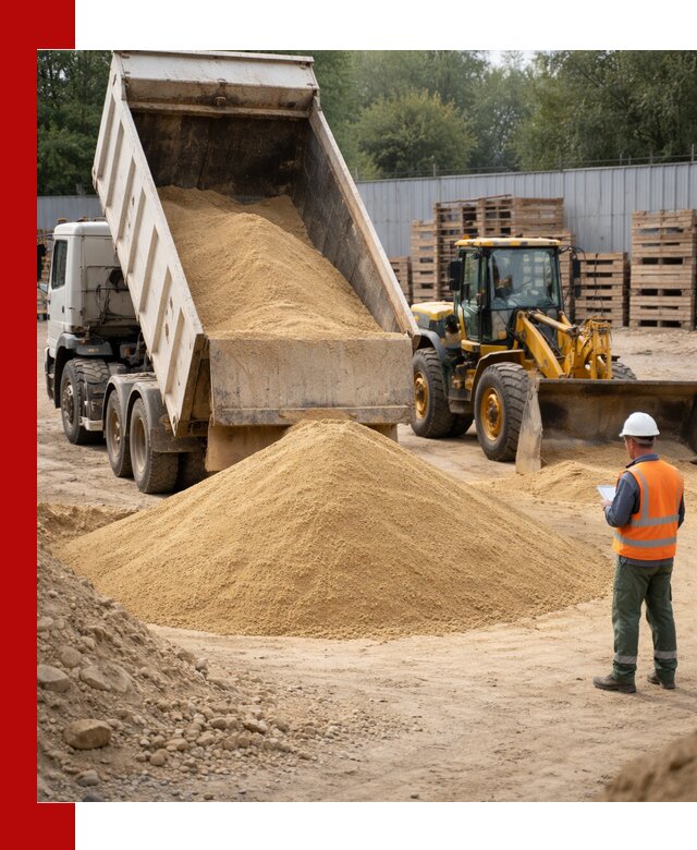 Доставка карьерного мелкозернистого песка в Заволжье