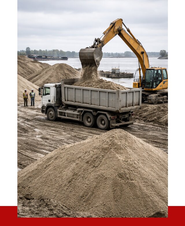 Купить речной песок навалом в Заволжье от 1833 р., ПРОНЕРУДЗвл