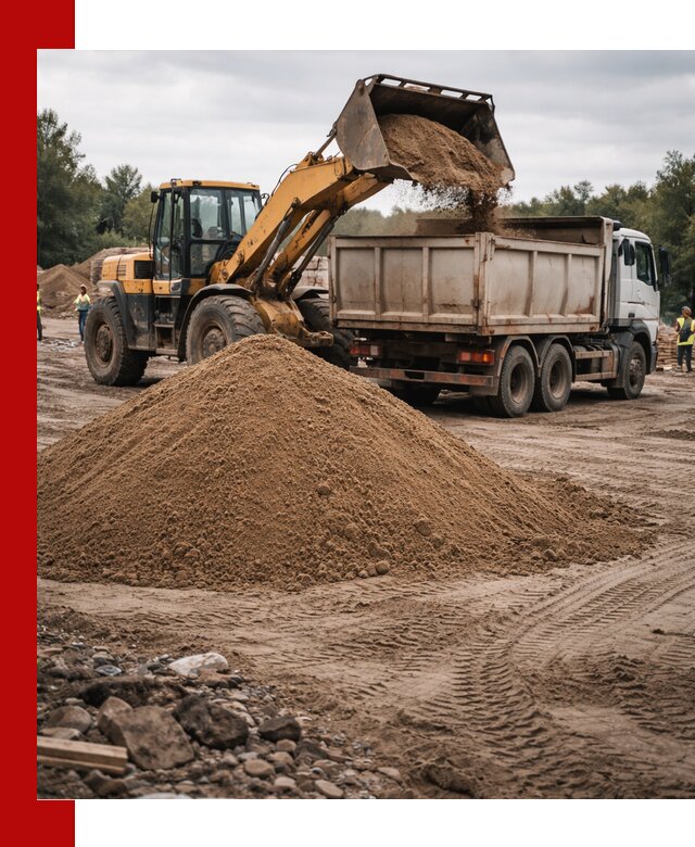 Доставка речного песка навалом в Заволжье быстро и выгодно