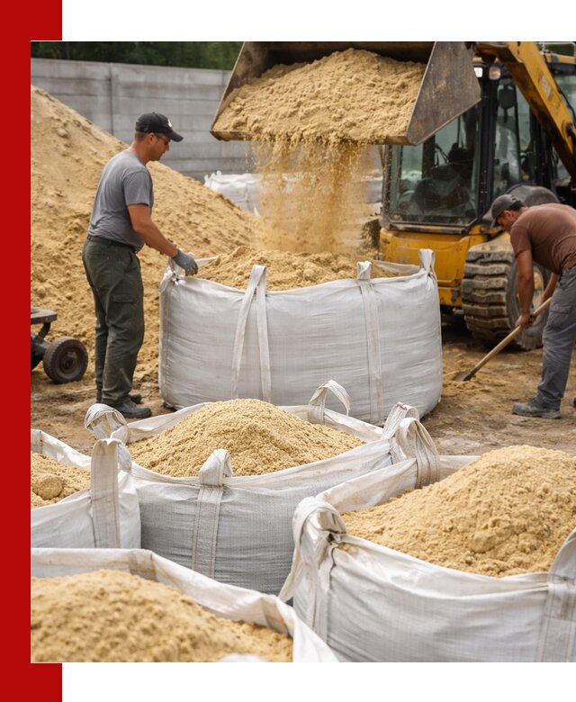 Поставка качественного песка для кладки в Заволжье