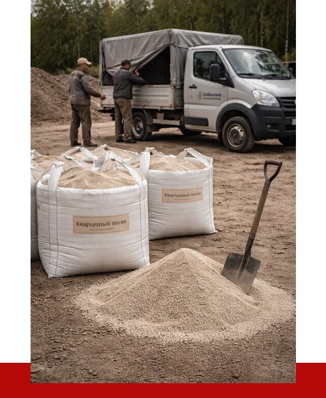 Кварцевый песок для пескоструя в Заволжье от 4583 р. | ПРОНЕРУДЗвл