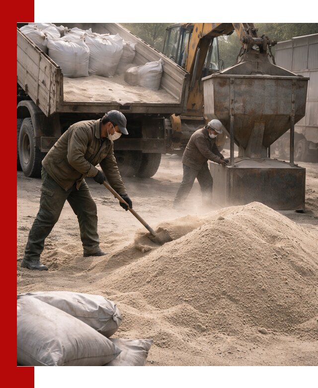 Кварцевый песок для пескоструя в Заволжье — доставка и качество