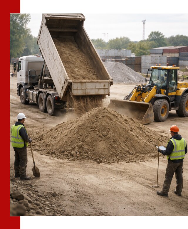 Доставка и продажа пескогрунта оптом и в розницу в Заволжье