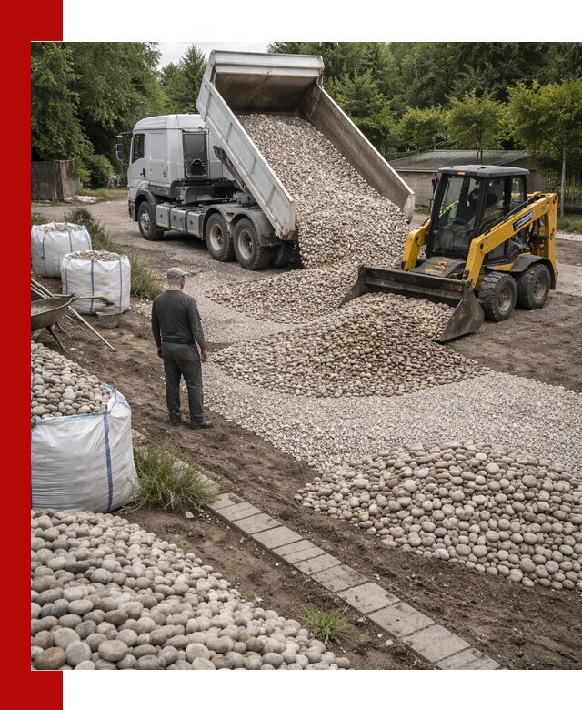 Доставка морской гальки оптом и в розницу в Заволжье