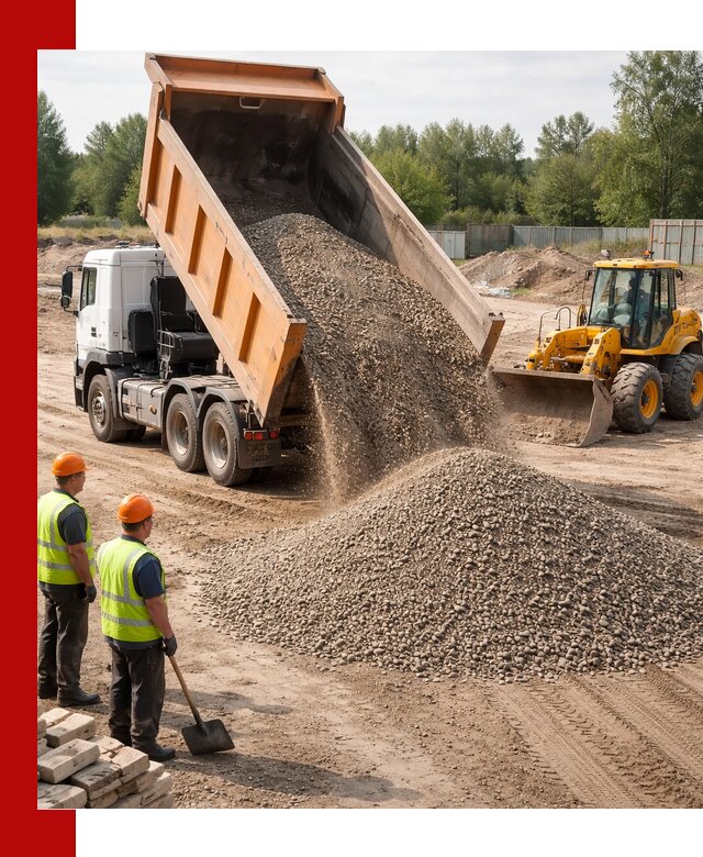 Доставка щебёночно-песчаной смеси ЩПС С7 в Заволжье