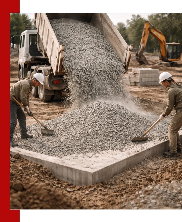 Доставка и продажа отсева для бетона в Заволжье