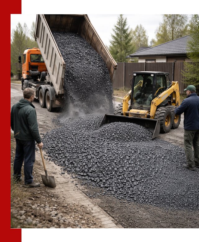 Крошка габбро с доставкой в Заволжье для строительных работ