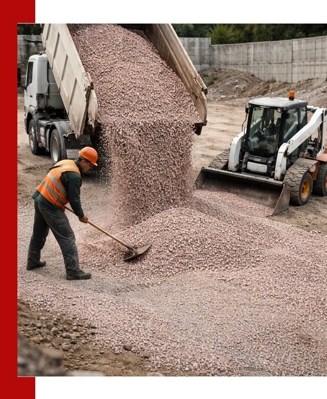 Крошка розовый гранит с доставкой в Заволжье от производителя