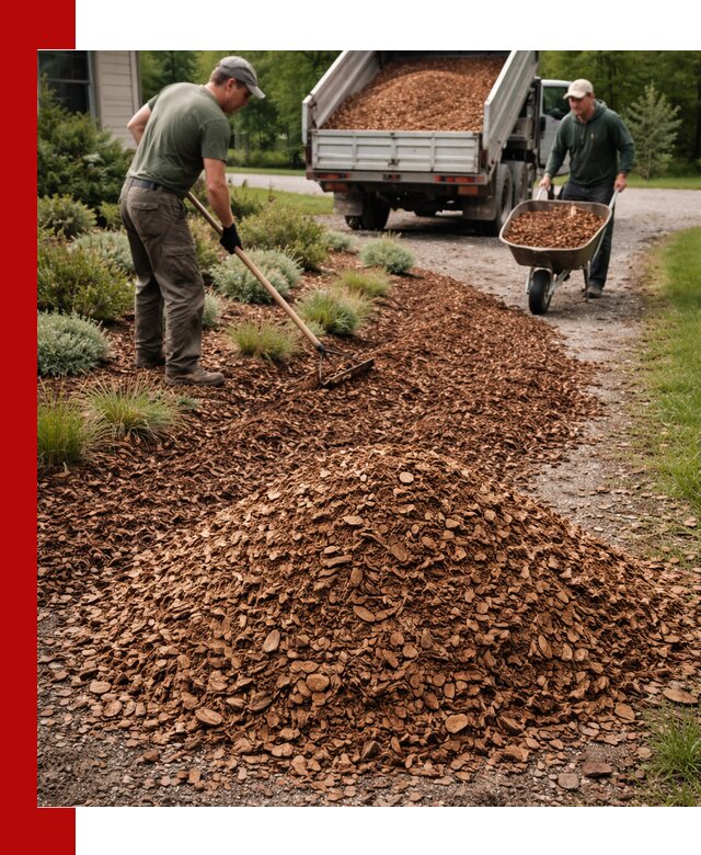 Крошка для мульчирования с доставкой в Заволжье
