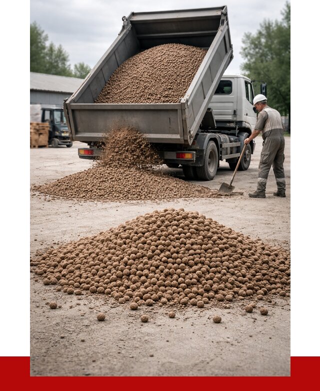 Керамзит с доставкой в Заволжье от 4277 р. за м3 | ПРОНЕРУДЗвл