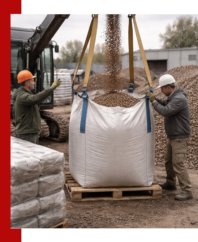 Керамзит в биг-бегах с доставкой в Заволжье