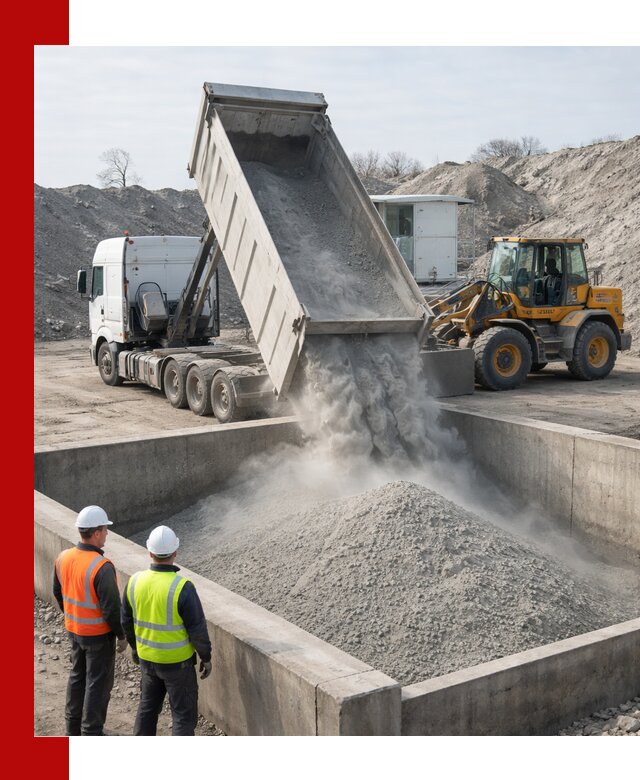 Доставка цемента навалом в Заволжье крупными партиями