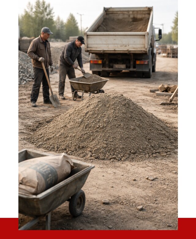 Цементно-песчаная смесь М150 в Заволжье от 4786 р. | ПРОНЕРУДЗвл