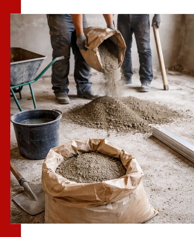 Доставка сухой смеси для стяжки в Заволжье