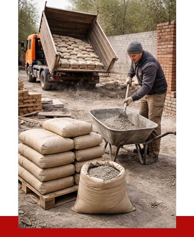 Купить сухую смесь для кладки в Заволжье от 1222 р. | ПРОНЕРУДЗвл