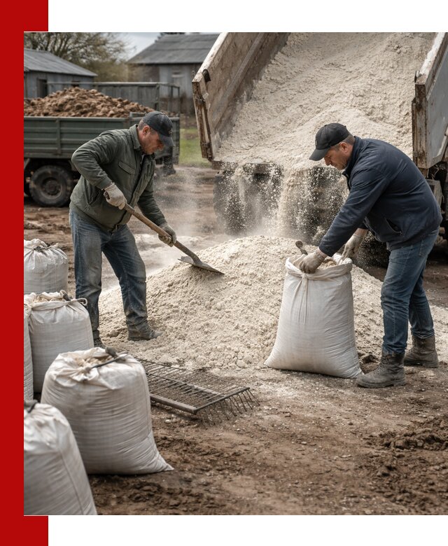 Доставка извести пушонки в Заволжье оптом и мелким оптом