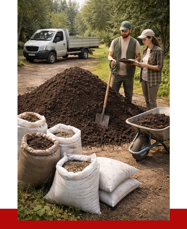 Купить грунт с доставкой в Заволжье от 4583 р. за м3 | ПРОНЕРУДЗвл