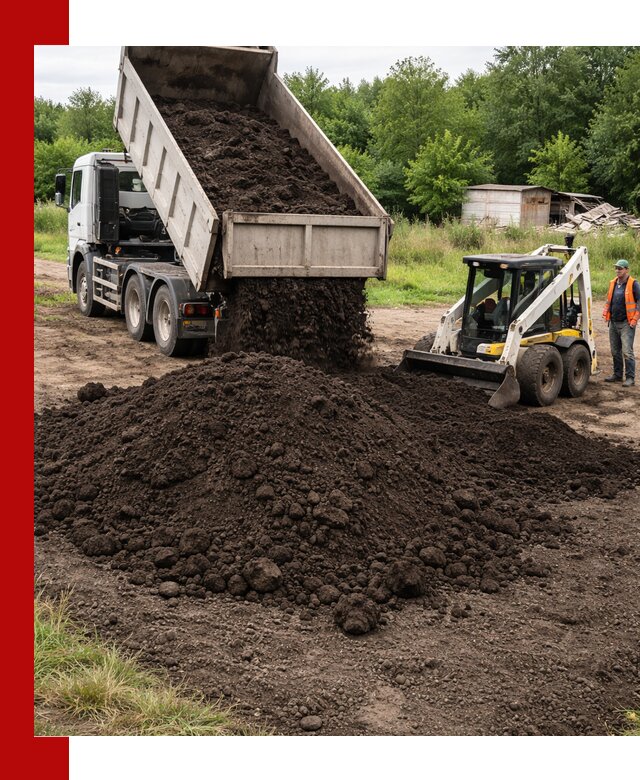 Поставка плодородной земли с доставкой самосвалом в Заволжье