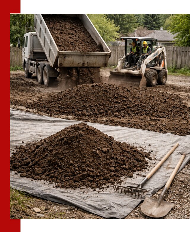 Грунт для отсыпки участка с доставкой в Заволжье