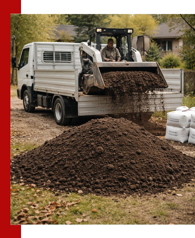 Доставка садовой земли в больших объёмах в Заволжье