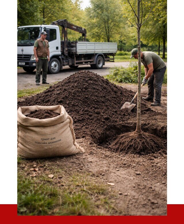 Грунт для посадки деревьев в Заволжье от 1222 р. | ПРОНЕРУДЗвл