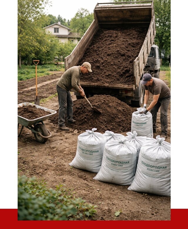 Плодородная смесь в Заволжье от 4277 р./куб с доставкой | ПРОНЕРУДЗвл