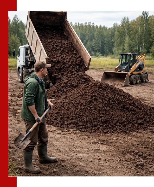 Купить верховой торф с доставкой в Заволжье для садоводства и растений