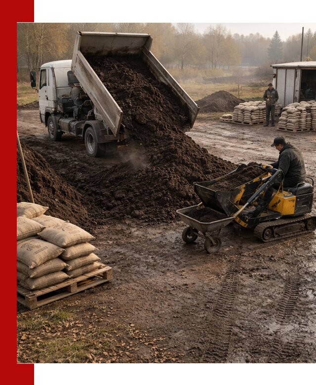 Кислый торф в доставке по выгодным ценам в Заволжье