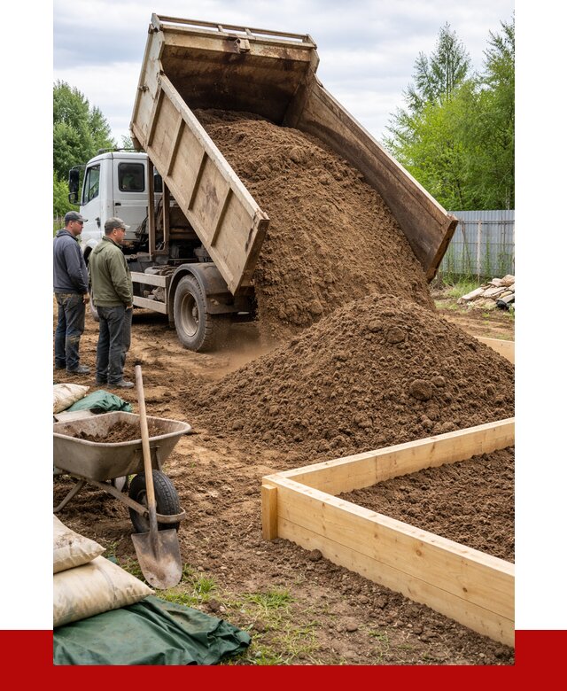 Торфо песчаная смесь в Заволжье с доставкой от 1884 р. | ПРОНЕРУДЗвл